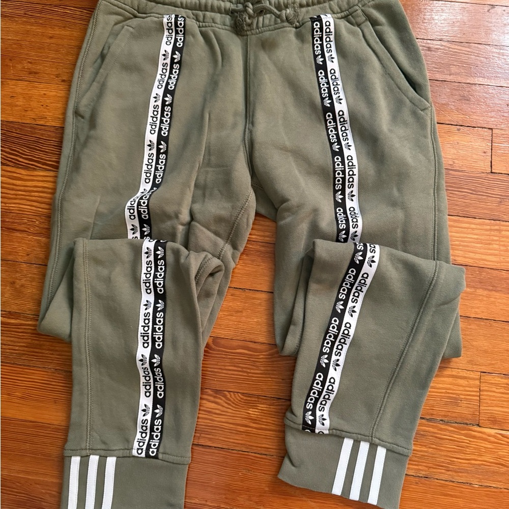 Adidas Women’s  Olive Green Joggers